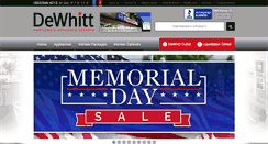 Desktop Screenshot of dewhittappliance.com